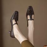 Elegantly Crafted Handmade Genuine Leather Women's Shoes(Easn20181952)