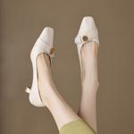 Handcrafted Genuine Leather Women's Shoes: Luxe Elegance and Superior Craftsmanship(Easn20181953)