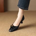 Handcrafted Genuine Leather Women's Shoes: Luxe Elegance and Superior Craftsmanship(Easn20181953)