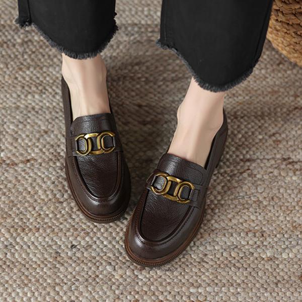 Luxurious Handcrafted Leather Shoes for Elegant Women(Easn20181907)