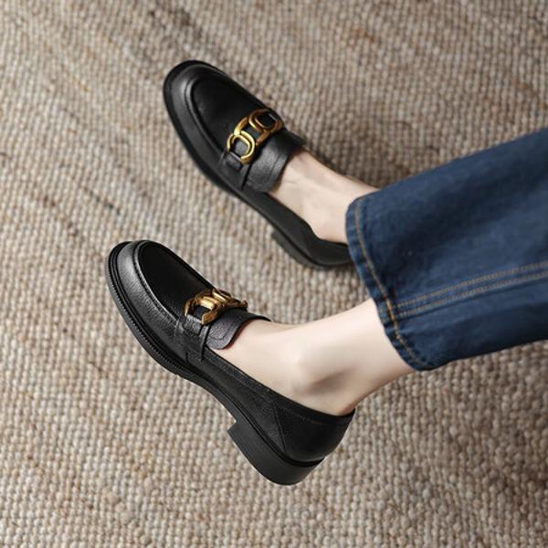 Luxurious Handcrafted Leather Shoes for Elegant Women(Easn20181907)