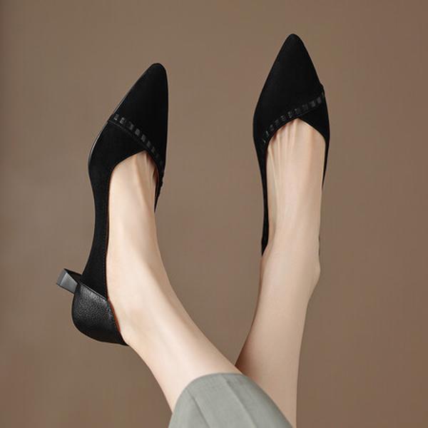 Exquisite Handcrafted Leather Women's Shoes: Luxury Meets Elegance(Easn20181966)