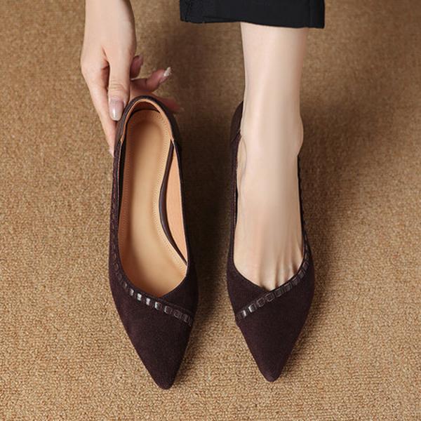 Exquisite Handcrafted Leather Women's Shoes: Luxury Meets Elegance(Easn20181966)