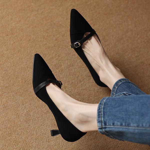 Exquisite Handcrafted Leather Women’s Shoes for Elegant Sophistication(Easn20181967)