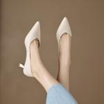 Elegant Handcrafted Genuine Leather Women's Shoes - Luxurious Quality(Easn20181963)