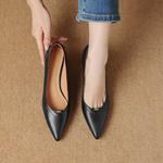 Elegant Handcrafted Genuine Leather Women's Shoes - Luxurious Quality(Easn20181963)