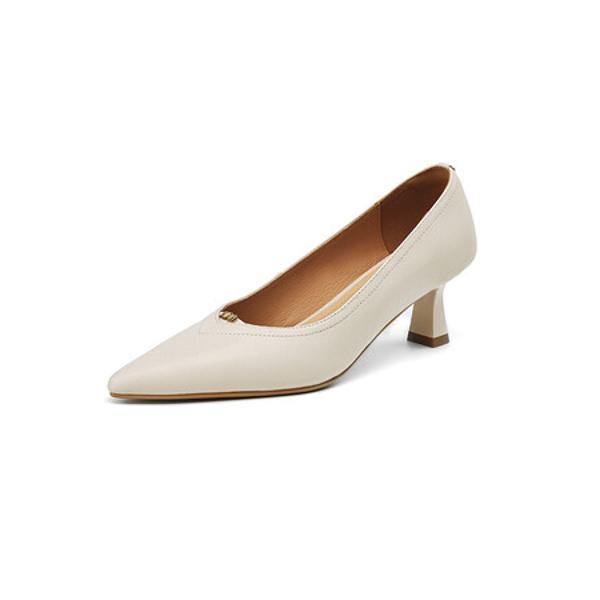 Elegant Handcrafted Genuine Leather Women's Shoes - Luxurious Quality(Easn20181963)