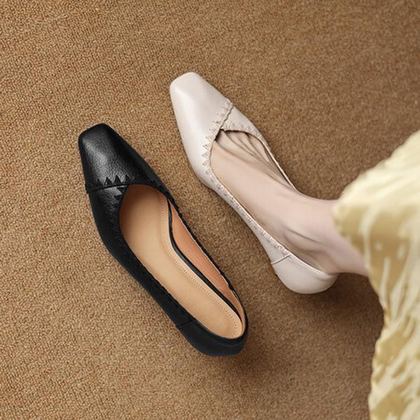 Elegantly Crafted Handcrafted Leather Women's Shoes of Luxury Quality(Easn20181960)