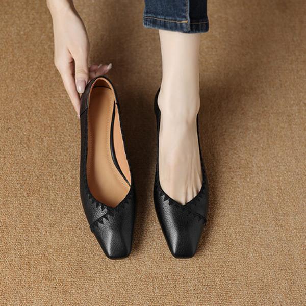 Elegantly Crafted Handcrafted Leather Women's Shoes of Luxury Quality(Easn20181960)