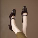 Handcrafted Genuine Leather Women's Shoes: Luxurious Elegance Redefined(Easn20181962)