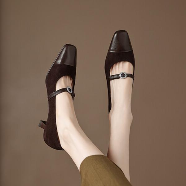 Handcrafted Genuine Leather Women's Shoes: Luxurious Elegance Redefined(Easn20181962)