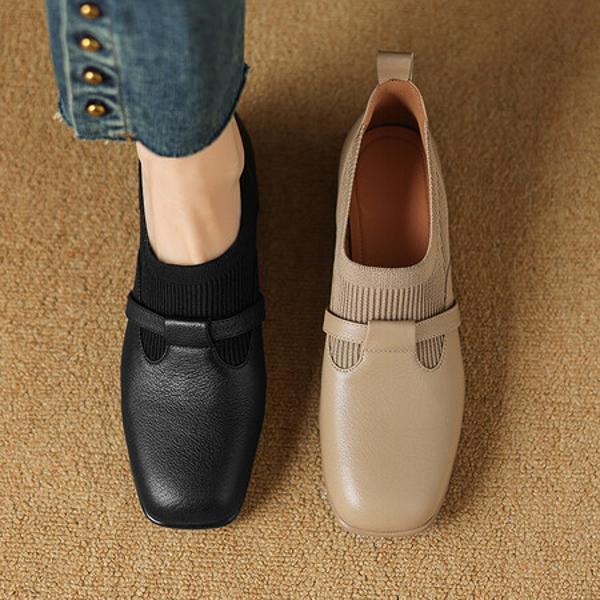 Elegant Handmade Genuine Leather Women's Shoes(Easn20182059)