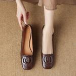 Handcrafted Luxury Genuine Leather Women's Shoes(Easn20182070)