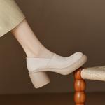 Exquisite Handmade Leather Women’s Shoes: Sophisticated Craftsmanship & Luxury(Easn20182071)