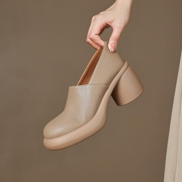 Exquisite Handmade Leather Women’s Shoes: Sophisticated Craftsmanship & Luxury(Easn20182071)