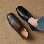 Exquisite Handmade Leather Women's Shoes: Luxury Craftsmanship and Elegance(Easn20182077)