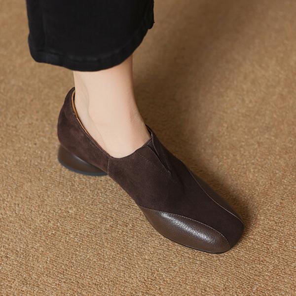 Handcrafted Luxury Leather Women's Shoes, Exquisite Quality(Easn20182120)