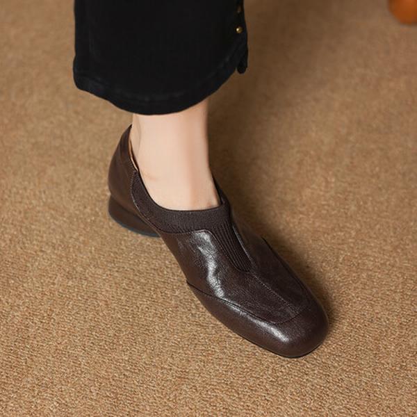 Exquisite Handmade Leather Women's Shoes: Luxurious Craftsmanship & Elegance(Easn20182121)