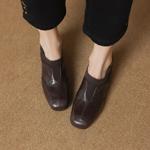 Exquisite Handmade Leather Women's Shoes: Luxurious Craftsmanship & Elegance(Easn20182121)