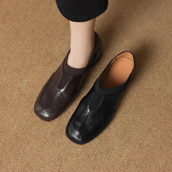 Exquisite Handmade Leather Women's Shoes: Luxurious Craftsmanship & Elegance(Easn20182121)