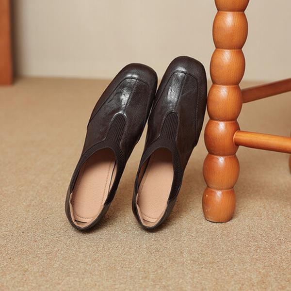 Exquisite Handmade Leather Women's Shoes: Luxurious Craftsmanship & Elegance(Easn20182121)