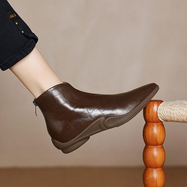 Exquisite Handcrafted Leather Women's Shoes - Luxurious Elegance(Easn20182256)