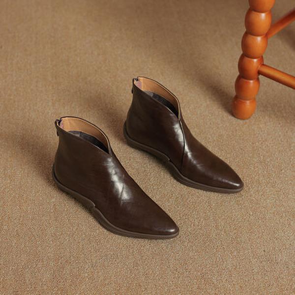 Exquisite Handcrafted Leather Women's Shoes - Luxurious Elegance(Easn20182256)