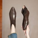 Handcrafted Luxury Leather Women's Shoes: Elegance Redefined(Easn20182255)