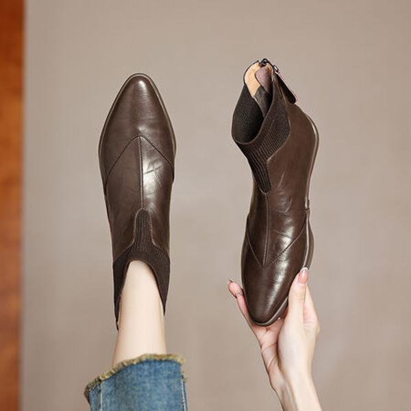 Handcrafted Luxury Leather Women's Shoes: Elegance Redefined(Easn20182255)