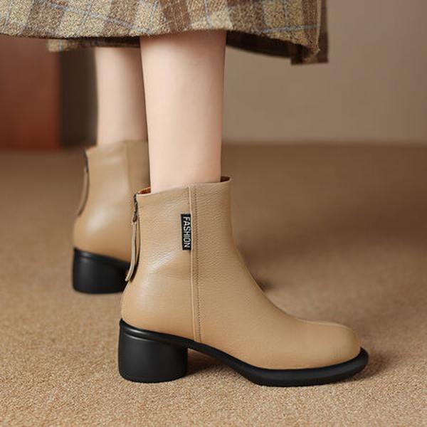 Elegant Handcrafted Genuine Leather Women’s Shoes with Luxury Craftsmanship(Easn20182089)