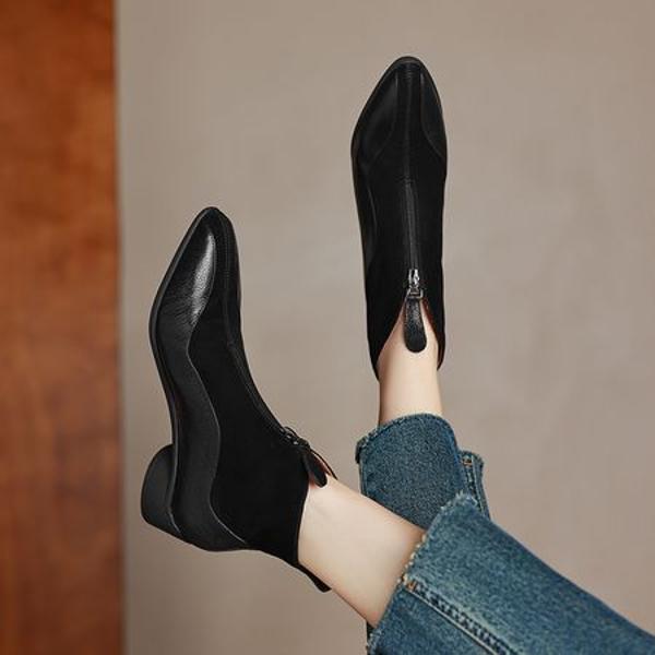 Handcrafted Luxury Leather Women's Shoes: Timeless Elegance and Quality(Easn20182266)