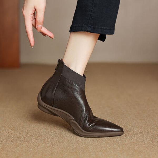 Exquisite Handmade Leather Women's Shoes: Luxury Craftsmanship(Easn20182268)