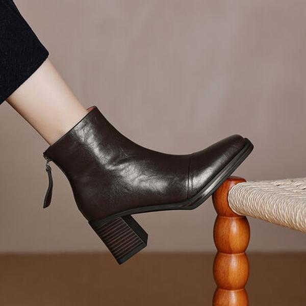 Handcrafted Genuine Leather Women's Shoes: Luxury, Elegance, and Artistry.(Easn20182270)