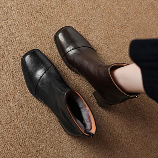 Handcrafted Genuine Leather Women's Shoes: Luxury, Elegance, and Artistry.(Easn20182270)