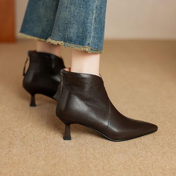 Handcrafted Luxury Leather Women's Shoes: Elegance in Every Stitch(Easn20182279)