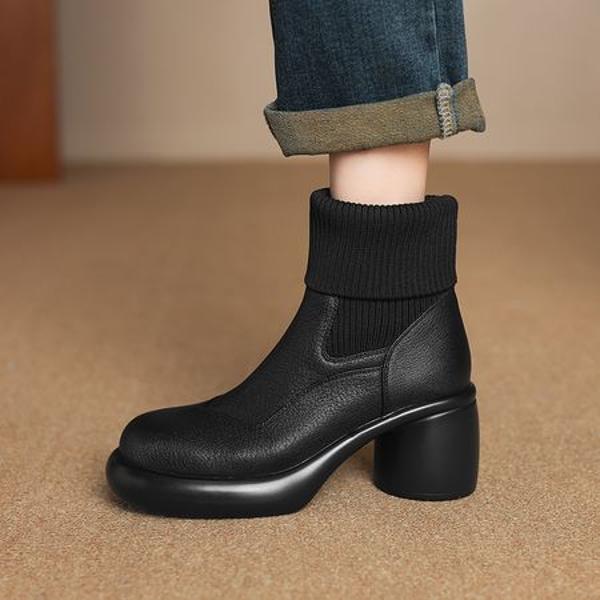 Handcrafted Luxury Leather Women's Shoes - Elegance Redefined(Easn20182272)