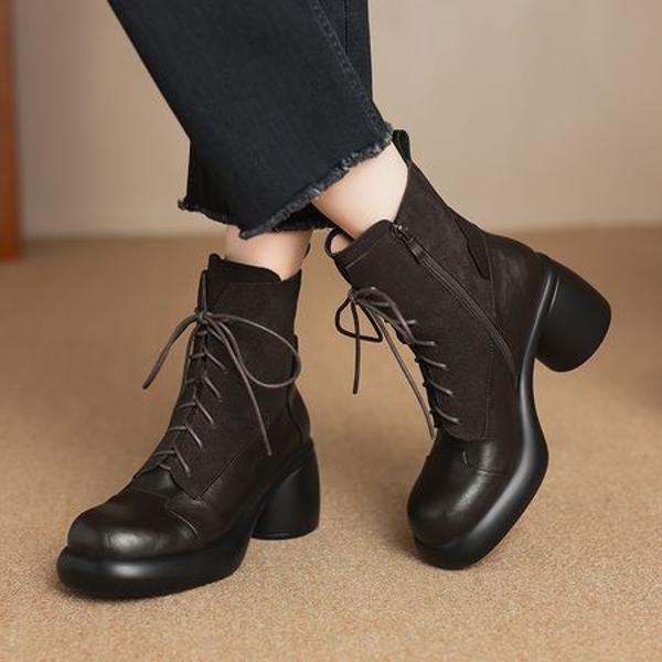 Exquisite Handcrafted Leather Women's Shoes – Luxurious Elegance(Easn20182271)