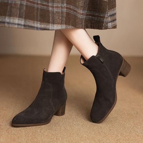 Handcrafted Leather Women’s Shoes: Luxurious Elegance(Easn20182277)