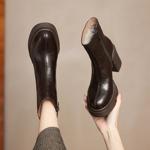 Elegant Handcrafted Genuine Leather Shoes - Luxurious Craftsmanship(Easn20182283)