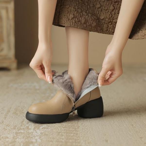 Elegant Handcrafted Leather Women's Shoes: Luxury Quality(Easn20181389)