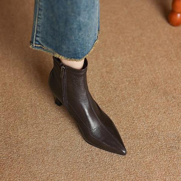 Handcrafted Genuine Leather Women's Shoes - An Elegant Touch of Luxury and Quality(Easn20182285)