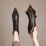 Handcrafted Genuine Leather Women's Shoes: Timeless Elegance and Superior Quality(Easn20182286)