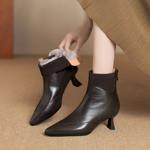 Elegant Handcrafted Leather Women's Shoes: Premium Quality & Luxurious Craftsmanship(Easn20182292)