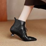 Handcrafted Luxury Leather Women's Shoes with Timeless Elegance(Easn20182295)