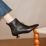 Handcrafted Luxury Leather Women's Shoes with Timeless Elegance(Easn20182295)