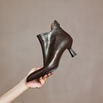 Handcrafted Genuine Leather Women's Shoes: Luxurious Quality and Elegance(Easn20182300)