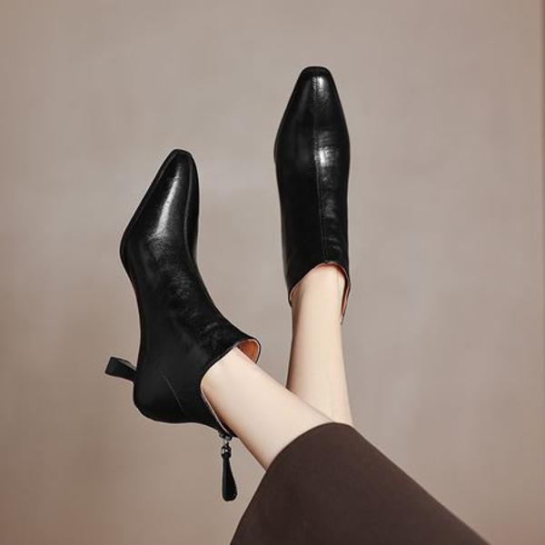 Handcrafted Genuine Leather Women's Shoes: Luxurious Quality and Elegance(Easn20182300)