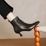 Exquisite Handcrafted Leather Women’s Shoes: Luxurious Elegance(Easn20182290)