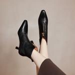 Exquisite Handcrafted Leather Women’s Shoes: Luxurious Elegance(Easn20182290)