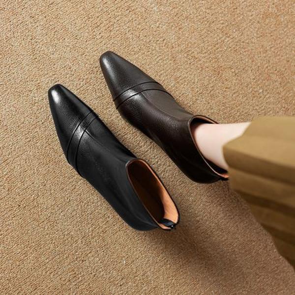 Exquisite Handcrafted Leather Women's Shoes for Elegant Style(Easn20182301)